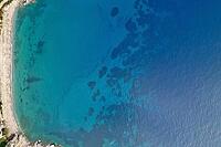 Scenic Beach View from a Drone in Southern Crete, Libyan Sea. [IBR125405071]