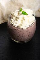 Purple Sweet Potato Oat Milk with Whipped Cream [IBR125405072]