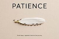 Poster for wall symbolizing patience and inner peace, expressing calm, endurance, and spiritual growth through time, AI generated [IBR125405096]