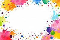 Energetic watercolor artwork featuring vivid multicolor splashes and organic flow for creative background design templates, AI generated [IBR125405098]