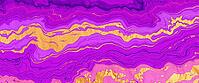 Intense purple marble structure with contrasting golden veins, marble background, stone motif, AI generated [IBR125407431]