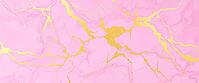 Soft pink marble design with luxurious golden accents, marble background, stone motif, AI generated [IBR125407482]