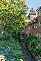 Sunny impression of Augsburg, a university town in the bavarian part of Swabia in southern Germany [IBR125411079]