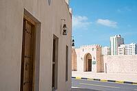 Sharjah, United Arab Emirates February 14, 2023: Traditional Sharjah Heritage Buildings [IBR125411097]