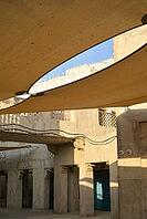 Narrow alleys that provide shade on hot days, in the old town of Dubai Creek and in the Bur district. Destinations and historic village [IBR125411102]