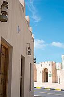 Sharjah, United Arab Emirates February 14, 2023: Traditional Sharjah Heritage Buildings [IBR125411107]