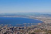View from Table Mountain, Victoria and Alfred Waterfront, Cape Town, Africa, South Africa [IBR125411110]