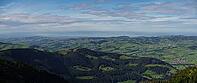 Panoramic view of Lake Constance and the Swiss foothills of the Alps from Ebenalp [IBR125411152]