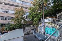 05 September 2026, A mountain biker catches air off a wooden ramp during Red Bull Cerro Abajo in Stuttgart, Germany [IBR113394929]