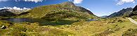 Giglach lakes, mountain landscape, panoramic view, Schladminger Tauern, Schladming, Styria, Austria [IBR125415383]