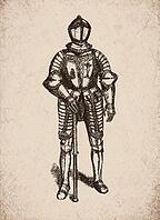 Engraved Gothic Full Suit of Armour Medieval Knight Historical Engraving, Digitally Remastered and Enhanced [IBR125421617]