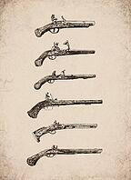 Engraved Historic Ornate Wheellock Pistols and Firearms Historical Engraving, Digitally Remastered and Enhanced [IBR125421640]