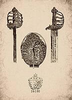 Engraved Historic Commonwealth Basket-Hilt Swords Historical Engraving, Digitally Remastered and Enhanced [IBR125421649]