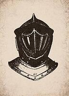 Renaissance Frog Mouth Tournament Helm Armor Military History Illustration, Digitally Remastered and Enhanced [IBR125421662]