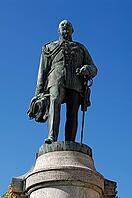 Monument to Luitpold Prince Regent of Bavaria, 1821-1912, erected in 1911, Kammereckerplatz, Heilsbronn, Middle Franconia, Bavaria, Germany [IBR125421681]