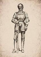 Maximilian Full Suit of Armour Medieval Knight Historical Engraving, Digitally Remastered and Enhanced [IBR125421705]