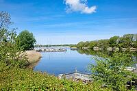 View over a lake, Sonderborg Municipality, Syddanmark Region, Denmark [IBR125423508]