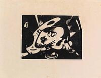 Bull 1912, artwork by Franz Moritz Wilhelm Marc (born 8 February 1880 in Munich, died 4 March 1916 in Braquis near Verdun, France), German painter, draughtsman and printmaker. He is regarded as one of the most significant painters of Expressionism in Germ [IBR125424566]
