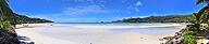 Stunning high resolution beach panorama taken on the paradise islands Seychelles [IBR125436291]