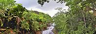 Beautiful impressions of the tropical landscape on the Seychelles islands paradise [IBR125436302]