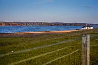 Tranquil Evening View Across Fields on the Isle of Iona Across the Sea Towards Mull [IBR125462043]
