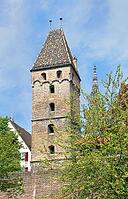 Metzgerturm on the Danube in Ulm [IBR125462068]