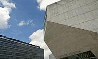 The Casa da Música building against the blue sky in Porto [IBR125462078]
