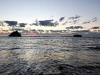 Sunrise on Tortoli beach, Sardinia, 29.09.2026, Tortoli, Italy [IBR113453108]