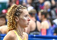 27.09.2026, Athletics BMW Berlin - Marathon 2026, from left Esther Pfeiffer looks disappointed at BMW BERLIN-MARATHON 2026 [IBR113453122]
