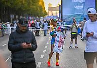 27.09.2026, Athletics BMW Berlin - Marathon 2026, from left runner warms up for BMW Berlin - Marathon 2026 [IBR113453139]