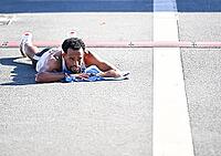 27 September 2026, Athletics: BMW Berlin Marathon 2026, from left: Gemechu Dida Diriba (ETH) finishes second in the 2026 BMW BERLIN MARATHON [IBR113453143]