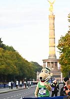 27.09.2026, Athletics BMW Berlin - Marathon 2026, from left mascot Fridolin Flink at the BMW BERLIN-MARATHON 2026 [IBR113453150]
