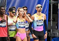 27.09.2026, Athletics BMW Berlin - Marathon 2026, from left Esther Pfeiffer and Hendrik Pfeiffer start the BMW BERLIN-MARATHON 2026 [IBR113453175]