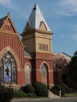 Greenville TX -October 16, 2025: Historic Church Building Located in Downtown Greenville, Texas [IBR125492328]