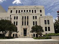 Gregg County Courthouse Located in Downtown Longview Texas [IBR125492359]