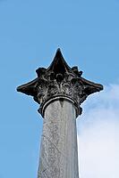 Top of the goths? Column, Historic Istanbul. Old monument in Gülhane Park, Istanbul, Turkey [IBR125492419]
