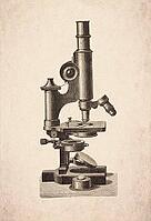 Microscope Scientific Instrument Engraving Digitally Remastered And Enhanced [IBR125501554]