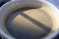 Close up view at a coffee surface in a cup [IBR125501631]