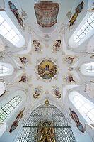 Ceiling painting by Claudius Schraudolph, Chapel Maria Loretto (Loretto Chapels), Oberstdorf, Oberallgäu, Allgäu, Bavaria, Germany [IBR125527064]