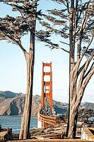 The famous golden gate bridges of san francisco [IBR125527093]