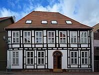 Several European cycle paths and long-distance hiking trails run through the old town centre of Güstrow [IBR125527097]