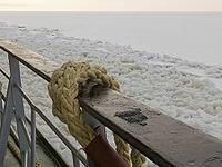 Ride with a Finnish icebreaker on the frozen Gulf of Bothnia, Baltic Sea Tour with a Finnish icebreaker at the Gulf of Bothnia, Baltic Sea [IBR125536445]