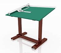 Computer-generated 3D illustration with a modern drawing table [IBR125536448]