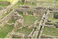 The ruins of a Roman camp in nord of Italy [IBR125557543]
