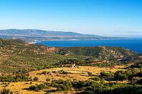 Sardinia coast landscape with Mediterranean Sea view on a summer day, in Italy [IBR125566024]