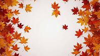 Vibrant autumn maple leaves forming a decorative frame on a clean white backdrop, ideal for seasonal designs, AI generated [IBR125653414]