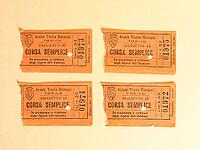 TURIN, ITALY - CIRCA JUNE 2020: Vintage Turin public transport ticket [IBR125654766]