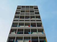 BERLIN, GERMANY - CIRCA JUNE 2019: The Corbusier Haus designed by Le Corbusier in 1957 [IBR125654767]
