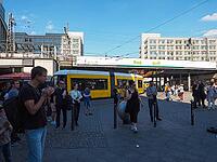 BERLIN, GERMANY - CIRCA JUNE 2019: People in Alexanderplatz square [IBR125654795]