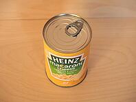 PITTSBURGH, USA - CIRCA OCTOBER 2020: Can of Heinz macaroni cheese [IBR125654796]